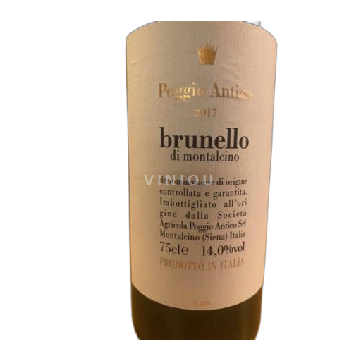Toscane Brunello di Montalcino Poggio Antico 2017