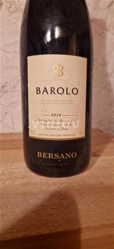 Piedmont Wines Barolo Bersano 2018