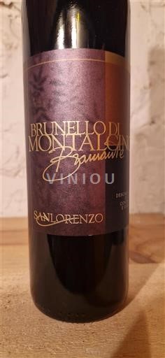 Toscana Brunello di Montalcino San Lorenzo Bramante 2013