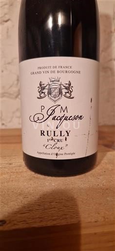Borgogna Rully Premier Cru P. M. Jacquesson Cloux 2020