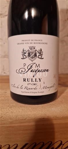 Borgogna Rully Premier Cru Domaine P. M. Pacquet Clos de la Renarde - Monopole 2019