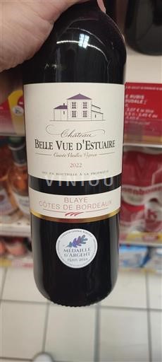 Bordeaux Blaye-Côtes-de-Bordeaux Château Belle Vue Estuaire Vieilles Vignes 2022