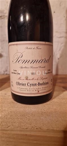 Borgogna Pommard Olivier Cyrot-Buthiau Jean-Marc Cyrot 2011