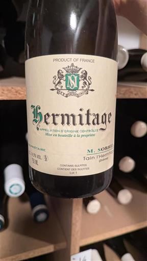 Vallée du Rhône Hermitage M. Sorrel 2018