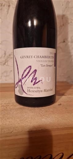 Burgundy Gevrey-Chambertin Domaine Heresztyn-Mazzini Les Songes 2014