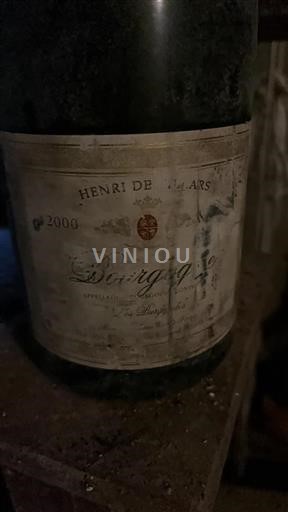 Bourgogne Henri de Villars Les Burgeots 2000