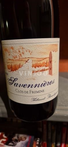 Údolí Loiry Savennières Thibaud Boudignon Clos de Fremines 2022