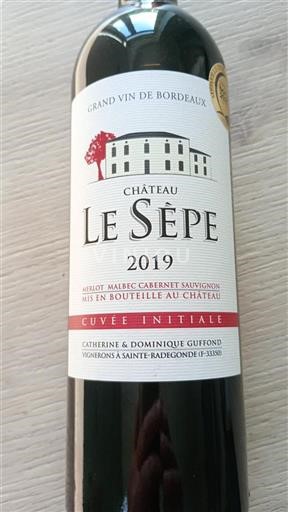Bordeaux Niet gespecificeerd Château Le Sèpe Initiale 2019