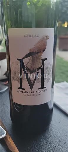 Lounais-Ranska Gaillac Domaine Moulin Ei vuosikertaa