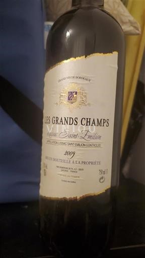Bordeaux Lussac-saint-émilion Les Grands Champs 2009