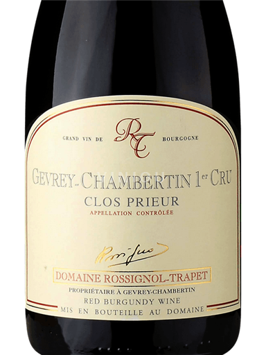 Bourgogne Gevrey-chambertin Premier Cru Domaine Rossignol-Trapet Clos Prieur 2019