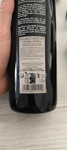 Sudoeste Comté de Toulouse Vinovalie Malbec-Merlot 2021
