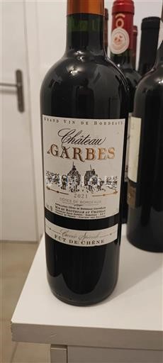 Bordeaux Côtes-de-Bordeaux Château Garbes Fût de Chêne 2021