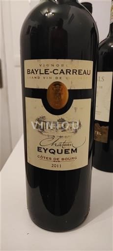 Bordeaux Côtes-de-bourg Château Eyquem 2011