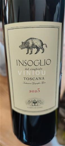 Vin Rouge sec Insoglio del Cinghiale Campo di Sasso 2023 Italie Toscane