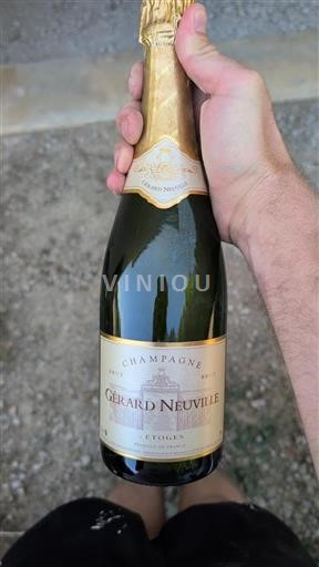 Vin Effervescent Blanc brut Gérard Neuville Non millésimé France Champagne