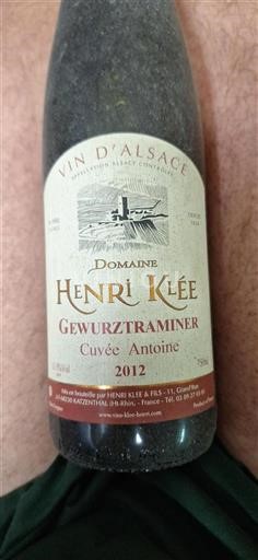 Alsace Grand Cru Henri Klee Antoine 2012