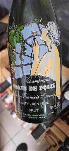 Champagne Jean-François Launay Grain de Folie Ikke årgangsbestemt