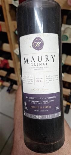 Roussillon Maury Les Vignerons des Côtes Agly Grenat 2011