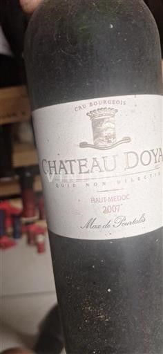 Bordeaux Haut-Médoc Cru Bourgeois Château Doyac 2007