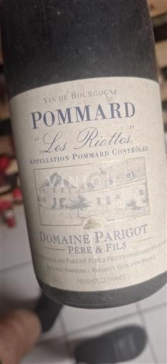 Bourgogne Pommard Domaine Parigot Père & Fils Les Riattes 2006