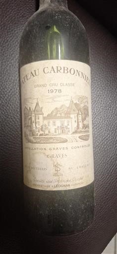 Bordeaux Graves Grand Cru Carbonnieux 1978