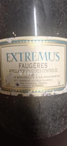 Languedoc Faugères Les Crus Faugères EXTREMUS 2011