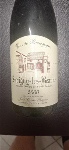 Vin Rouge sec Jean Claude Guyaux 2000 France Bourgogne Savigny-lès-beaune AOC
