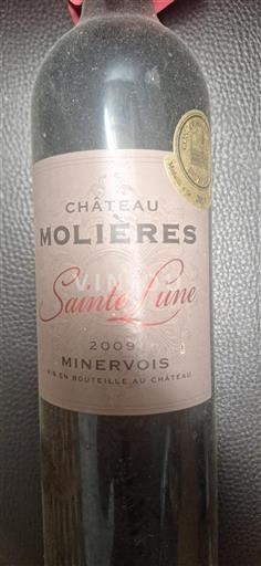 Langvedok Minervois Château Molières Sainte Lune 2009