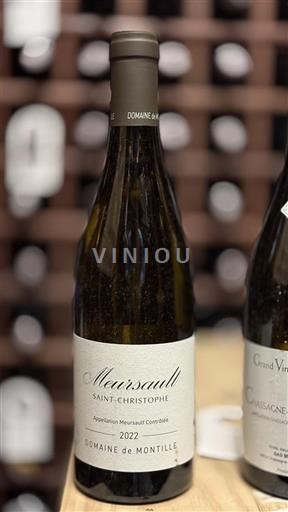 Bourgogne Meursault Domaine Montille Saint-Christophe 2022