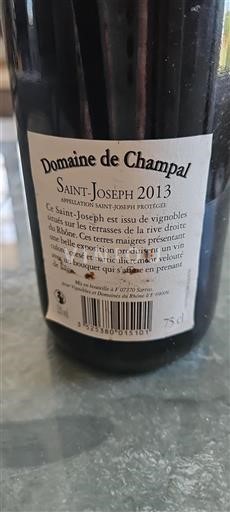 Rhônen laakso Saint-Joseph Domaine Champal 2013