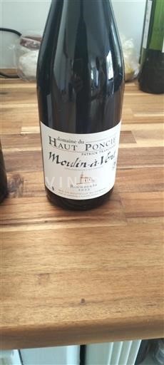 Beaujolais Moulin-à-vent Domaine Haut Poncié Rochegrès 2022