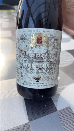 Beaujolais Morgon C.D.V des Petits Monts 2001