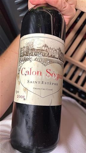 Bordeaux Saint-Estèphe Grand Cru Classé Calon Ségur 2008