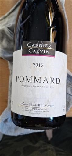 Bourgogne Pommard Garnier & Galvin 2017