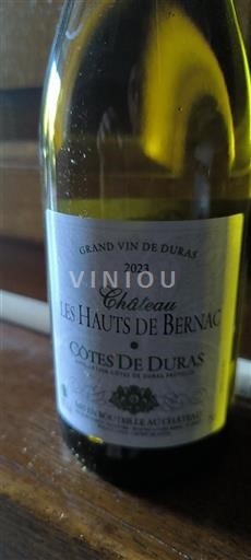 Sudoeste Côtes de Duras Château Les Hauts de Bernac 2023