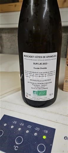 Údolí Loiry Muscadet-côtes-de-grand-lieu Vignoble Malidain Ovoïde 2022