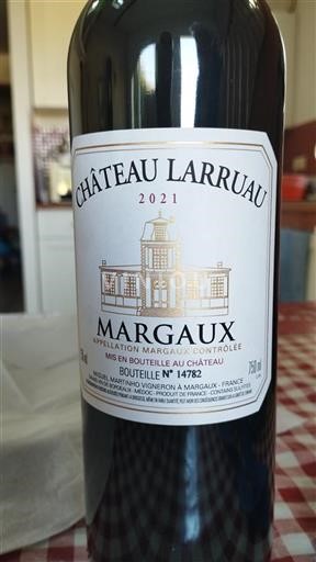 Bordéus Margaux Château Larreau 2021