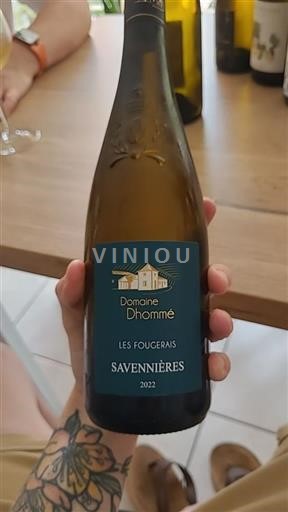 Vallée de la Loire Savennières Domaine Dhommé Les Fougerais 2022