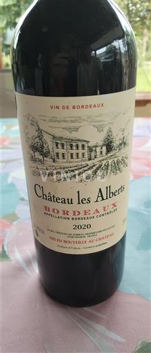 Bordeaux Château Les Alberts 2020
