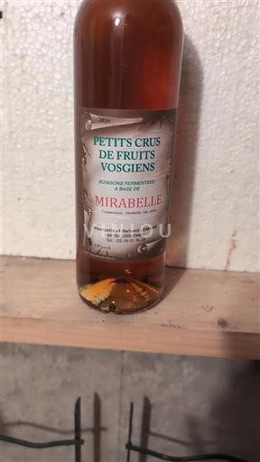 Vin Blanc sec Petits Crus de Fruits Vosgiens 2016 France Lorraine