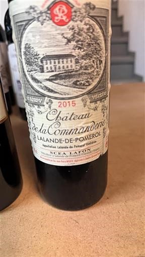 Bordeaux Lalande-de-pomerol Château La Commanderie 2015