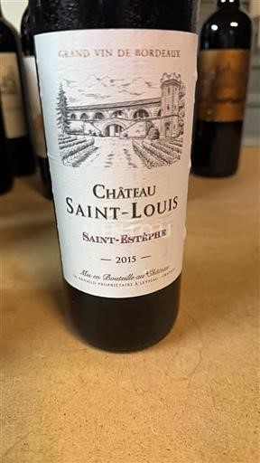 Bordeaux Saint-Estèphe Château Saint-Louis 2015