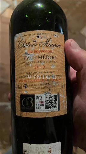 Bordeaux Haut-Médoc Cru Bourgeois Château Maurac 2019
