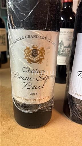 Bordeaux Saint-Émilion Premier Grand Cru Château Beau-Séjour Bécot 2016