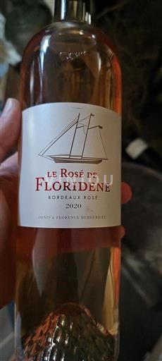 Bordeaux Bordeaux rosé Floridene Le Rosé de Floridene 2020