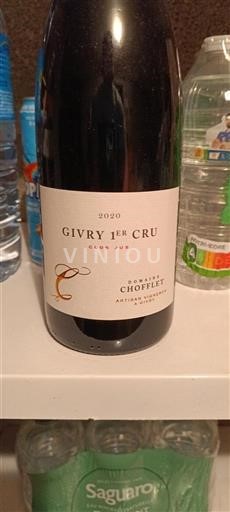 Burgundy Givry Premier Cru Domaine Chofflet Clos Jus 2020