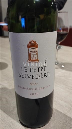 Bordeaux Bordeaux supérieur Le Petit Belvédère 2020