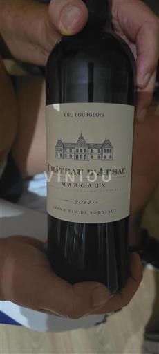 Bordeaux Margaux Château Arsac 2014