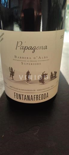 Piemonte Barbera d'Alba Fontanafredda Papagena 2022